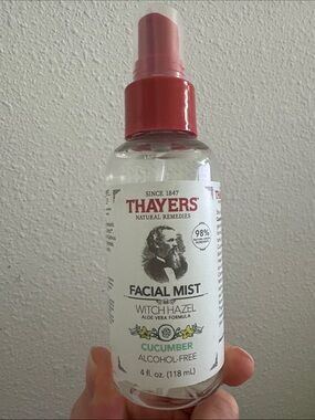 Thayers Cucumber Facial Mist — Alcohol-Free Witch Hazel New 4oz